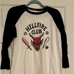 Netflix StrangerThings Eddie Munson Hell Fire Club T-Shirt